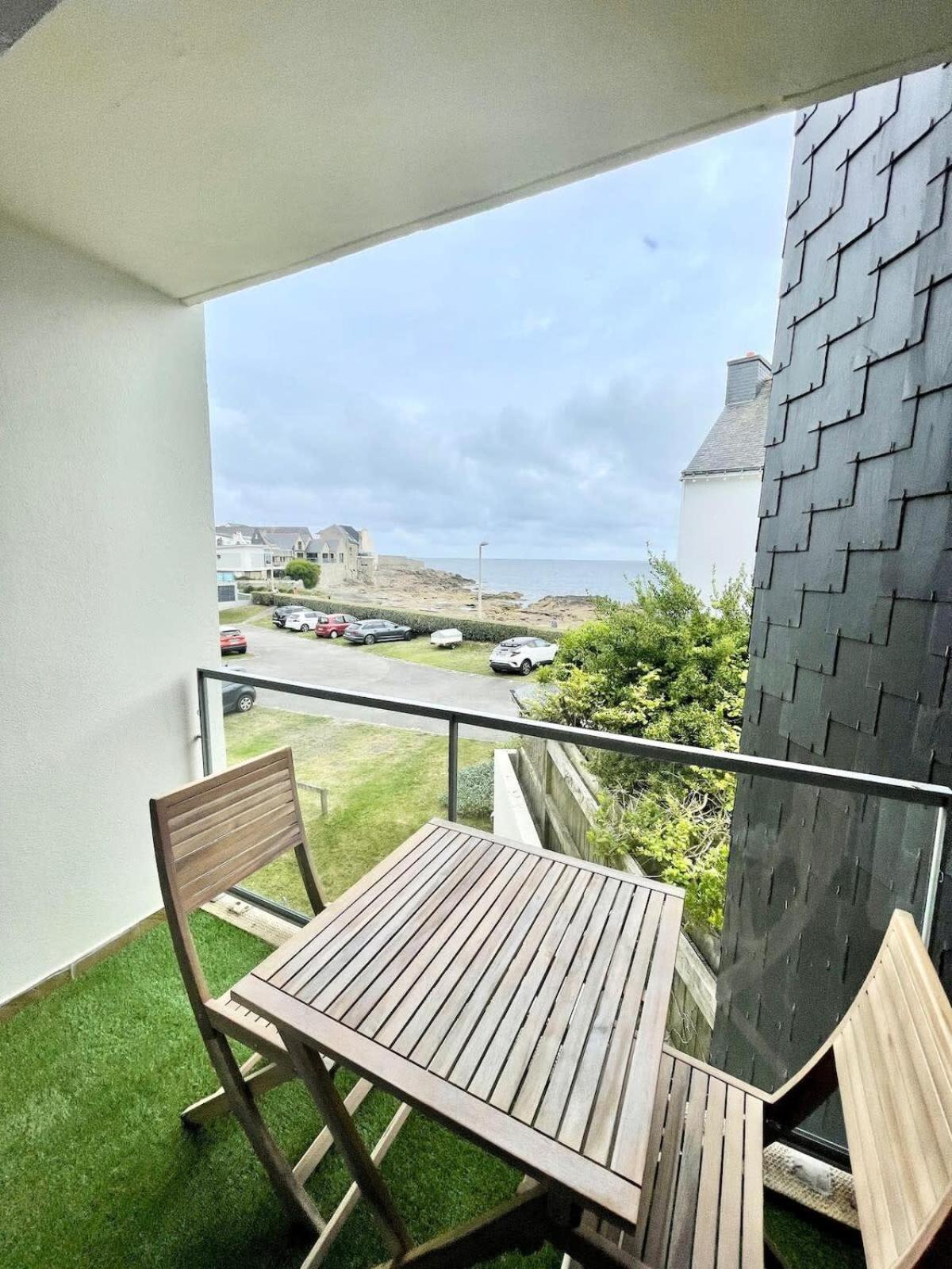 Royal Appartement De Standing - Face A L'Ocean Ploemeur Exteriör bild